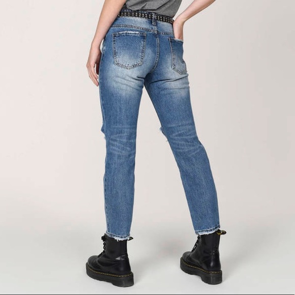 TOBI MID RISE CROPPED JEAN - Picture 4 of 9